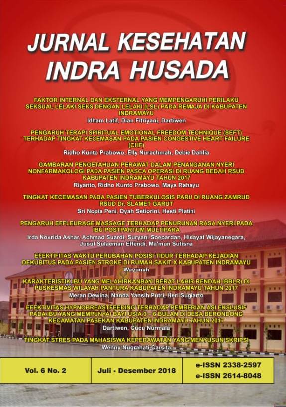 Jurnal Kesehatan Indra Husada Vol.6 No.2